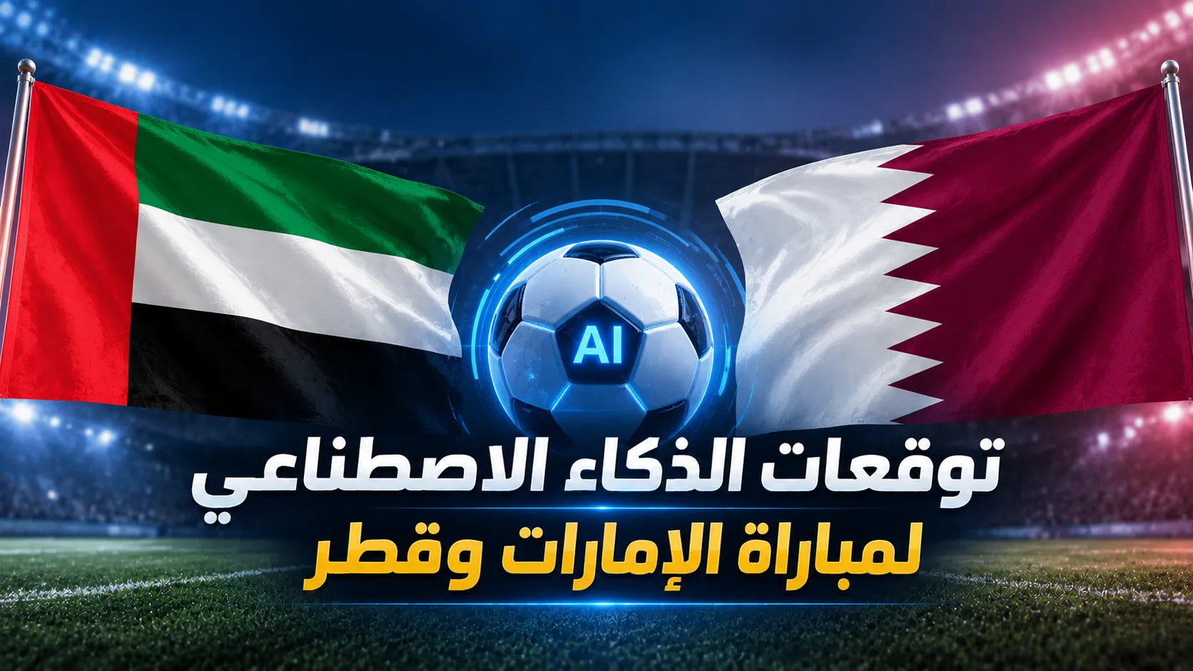 مباراة الإمارات ضد قطر