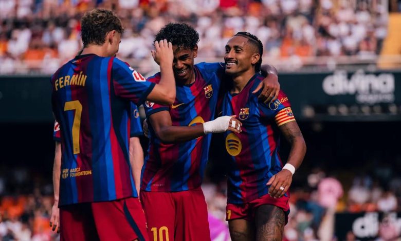 بث مباشر مشاهدة مباراة برشلونة اليوم ضد فينورد في الجولة 1 بدوري أبطال أوروبا 26/27