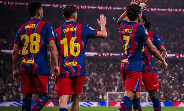 ملخص وأهداف مباراة برشلونة اليوم ضد ليفانتي في الجولة 5 من الدوري الإسباني
