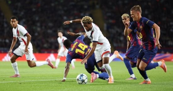 بث مباشر مشاهدة مباراة برشلونة اليوم ضد باريس سان جيرمان في الجولة 3 بدوري أبطال أوروبا 26/27