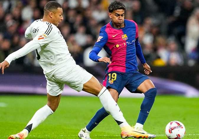 بث مباشر بي إن سبورت.. مشاهدة مباراة برشلونة وريال مدريد الآن في الدوري الإسباني