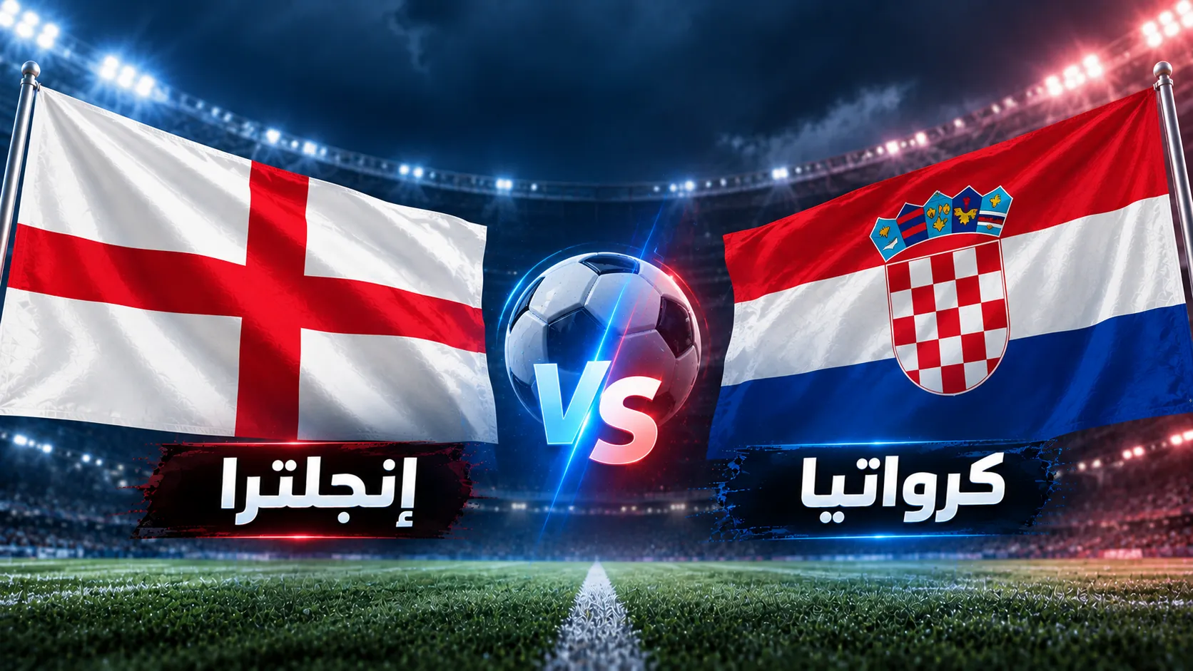 مباراة إنجلترا ضد كرواتيا