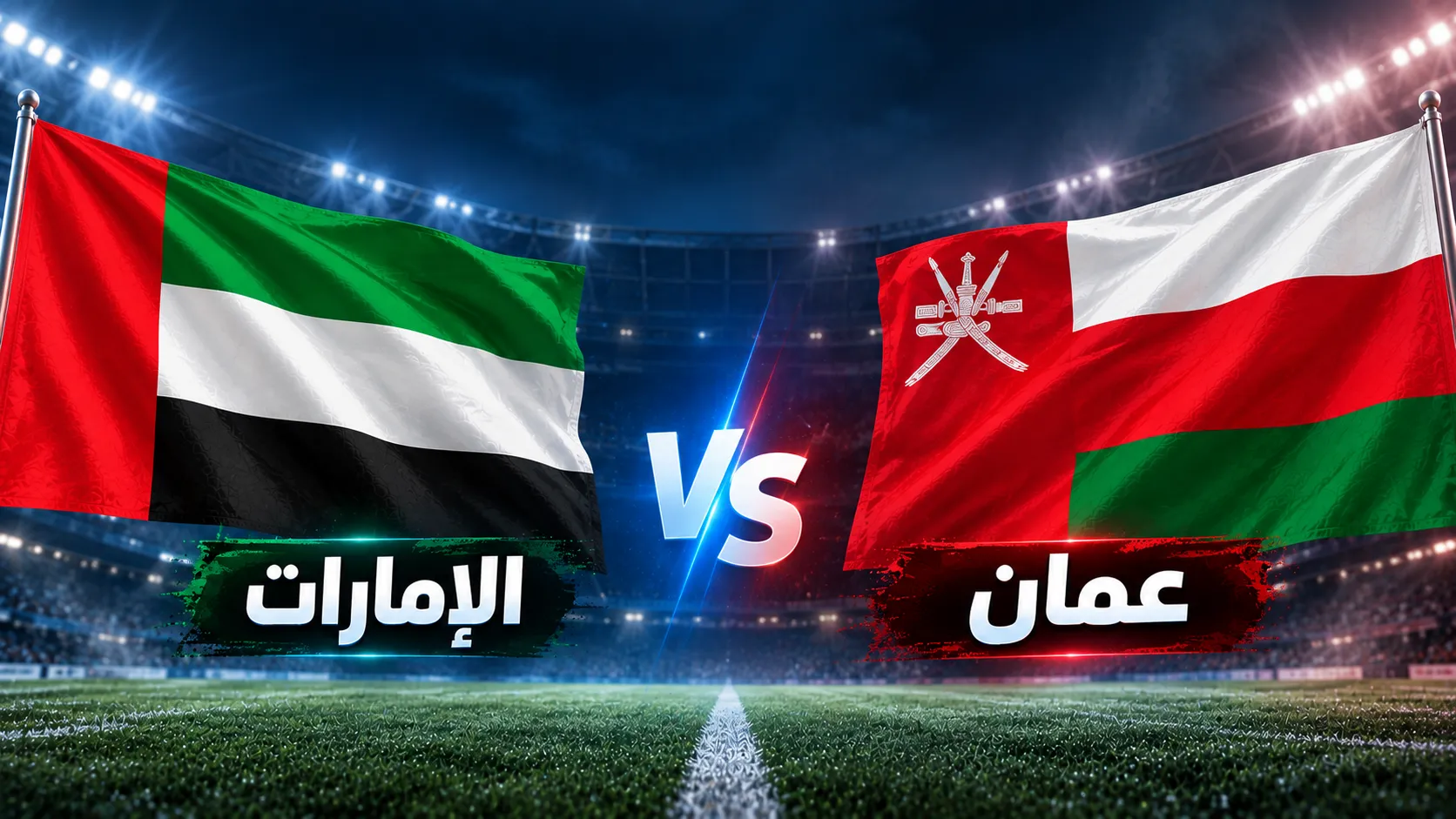 مباراة الإمارات ضد عمان