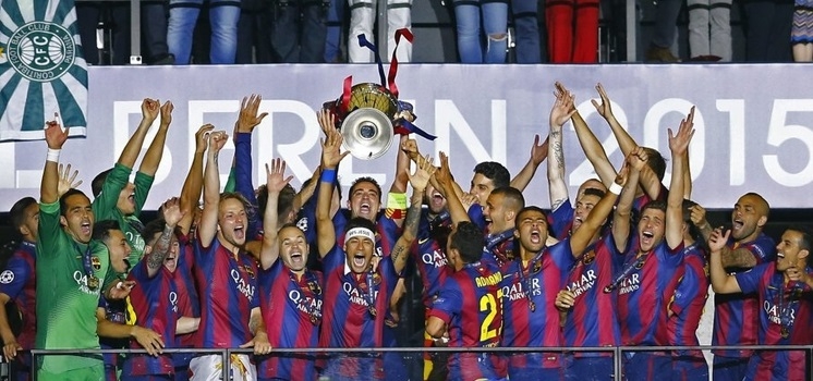 صور: إحتفالات برشلونة بلقب دوري أبطال أوروبا